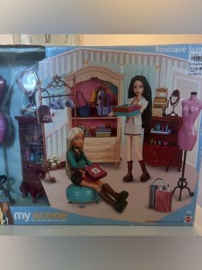 My Scene Boutique Shop Playset – Pink, Teal & Purple Accessories